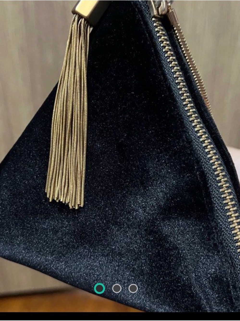 Charles & Keith Triangle Wristlet Bag